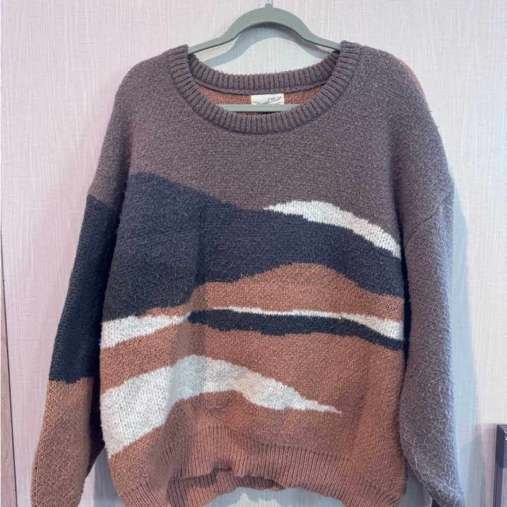 Universal Thread Earthy Tones Crew Neck Sweater